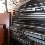 LOTE 161 - DIVERSOS MÓVEIS MODULARES (PALETES NÃO INCLUSO). (NO ESTADO EM QUE SE ENCONTRA. SUJEITO A AVARIAS OCULTAS/VISÍVEIS.)