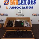LOTE 303 - 01 CPU HP, MOUSE, TECLADO E CARREGADOR. (NO ESTADO EM QUE SE ENCONTRA. SUJEITO A AVARIAS OCULTAS/VISÍVEIS.) BD0546M