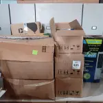 LOTE 335 - 10 CAIXAS COM LIVROS DIVERSOS (CLO) E 01 CAIXA COM DVDS DIVERSOS. (NO ESTADO EM QUE SE ENCONTRA. SUJEITO A AVARIAS OCULTAS/VISÍVEIS.)