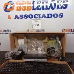 LOTE 380 - 01 CPU HP, MOUSE, TECLADO E CARREGADOR. (NO ESTADO EM QUE SE ENCONTRA. SUJEITO A AVARIAS OCULTAS/VISÍVEIS.) BD1048R