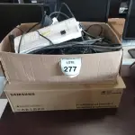 LOTE 277 - 02 CAIXAS COM CABOS DIVERSOS. (NO ESTADO EM QUE SE ENCONTRA. SUJEITO A AVARIAS OCULTAS/VISÍVEIS.)