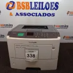 LOTE 338 - 01 LEXMARK MS610N. (NO ESTADO EM QUE SE ENCONTRA. SUJEITO A AVARIAS OCULTAS/VISÍVEIS.)