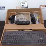LOTE 237 - 01 CPU HP, MOUSE, TECLADO E CARREGADOR. (NO ESTADO EM QUE SE ENCONTRA. SUJEITO A AVARIAS OCULTAS/VISÍVEIS.) BD0075H