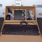 LOTE 210 - 01 CPU DELL, MOUSE, TECLADO E CARREGADOR. (NO ESTADO EM QUE SE ENCONTRA. SUJEITO A AVARIAS OCULTAS/VISÍVEIS.) BD0087A