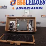 LOTE 297 - 01 CPU HP, MOUSE, TECLADO E CARREGADOR. (NO ESTADO EM QUE SE ENCONTRA. SUJEITO A AVARIAS OCULTAS/VISÍVEIS.) BD0547C