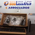 LOTE 361 - 01 CPU HP, MOUSE, TECLADO E CARREGADOR. (NO ESTADO EM QUE SE ENCONTRA. SUJEITO A AVARIAS OCULTAS/VISÍVEIS.) BD0549X