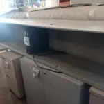 LOTE 253 - 01 ARMÁRIO SUSPENSO DUPLO EM AÇO. (NO ESTADO EM QUE SE ENCONTRA. SUJEITO A AVARIAS OCULTAS/VISÍVEIS.)