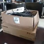 LOTE 277 - 02 CAIXAS COM CABOS DIVERSOS. (NO ESTADO EM QUE SE ENCONTRA. SUJEITO A AVARIAS OCULTAS/VISÍVEIS.)