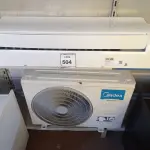 LOTE 504 - 01 AIR CONDITIONER MIDDEA INVERSE 220V COM CONTROLE. (NO ESTADO EM QUE SE ENCONTRA. SUJEITO A AVARIAS OCULTAS/VISÍVEIS.) BH1469P
