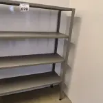 LOTE 078 - 01 ESTANTE DE FERRO COM 04 PRATELEIRAS. (NO ESTADO) ATENÇÃO! FAZER A VISITAÇÃO ANTES DE ARREMATAR, NÃO SABEMOS SE FUNCIONA. LEILÃO NÃO TEM GARANTIA E NEM DEVOLUÇÃO, SUJEITO A POSSÍVEIS AVARIAS VISÍVEIS/OCULTAS E/OU AUSÊNCIA DE COMPONENTES.