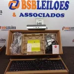 LOTE 546 - 01 CPU HP, MOUSE, TECLADO E CARREGADOR. (NO ESTADO EM QUE SE ENCONTRA. SUJEITO A AVARIAS OCULTAS/VISÍVEIS.) BD0552F