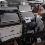 LOTE 156 - 01 IMPRESSORA OKI E 10 SCANNER’S FUJITSU. (NO ESTADO) ATENÇÃO! FAZER A VISITAÇÃO ANTES DE ARREMATAR, NÃO SABEMOS SE FUNCIONA. LEILÃO NÃO TEM GARANTIA E NEM DEVOLUÇÃO, SUJEITO A POSSÍVEIS AVARIAS VISÍVEIS/OCULTAS E/OU AUSÊNCIA DE COMPONENTES.