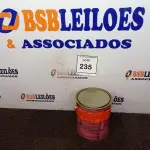LOTE 235 - 01 LATA DE TINTA ESMALTE SINTÉTICO PARA MADEIRA E METAL 3,6L NA COR BRILHANTE VERMELHO MARCA SUVINIL (NOVO).  (NO ESTADO) ATENÇÃO! FAZER A VISITAÇÃO ANTES DE ARREMATAR, NÃO SABEMOS SE FUNCIONA. LEILÃO NÃO TEM GARANTIA E NEM DEVOLUÇÃO, SUJEITO A POSSÍVEIS AVARIAS VISÍVEIS/OCULTAS E/OU AUSÊNCIA DE COMPONENTES.
