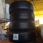 LOTE 123 - 04 PNEUS USADOS 195-55-16. (NO ESTADO) ATENÇÃO! FAZER A VISITAÇÃO ANTES DE ARREMATAR, NÃO SABEMOS SE FUNCIONA. LEILÃO NÃO TEM GARANTIA E NEM DEVOLUÇÃO, SUJEITO A POSSÍVEIS AVARIAS VISÍVEIS/OCULTAS E/OU AUSÊNCIA DE COMPONENTES.