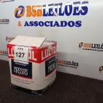 LOTE 127 - 01 CAIXA COM MASSA CORRIDA 20KG. (NO ESTADO) ATENÇÃO! FAZER A VISITAÇÃO ANTES DE ARREMATAR, NÃO SABEMOS SE FUNCIONA. LEILÃO NÃO TEM GARANTIA E NEM DEVOLUÇÃO, SUJEITO A POSSÍVEIS AVARIAS VISÍVEIS/OCULTAS E/OU AUSÊNCIA DE COMPONENTES.
