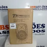 LOTE 202 - 01 CAIXA DE SOM PASSIVA MARCA PZ PRO ÁUDIO. (NO ESTADO) ATENÇÃO! FAZER A VISITAÇÃO ANTES DE ARREMATAR, NÃO SABEMOS SE FUNCIONA. LEILÃO NÃO TEM GARANTIA E NEM DEVOLUÇÃO, SUJEITO A POSSÍVEIS AVARIAS VISÍVEIS/OCULTAS E/OU AUSÊNCIA DE COMPONENTES.