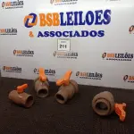 LOTE 211 - 04 REGISTROS ESFERA MARCA TIGRE. (NOVO) (NO ESTADO) ATENÇÃO! FAZER A VISITAÇÃO ANTES DE ARREMATAR, NÃO SABEMOS SE FUNCIONA. LEILÃO NÃO TEM GARANTIA E NEM DEVOLUÇÃO, SUJEITO A POSSÍVEIS AVARIAS VISÍVEIS/OCULTAS E/OU AUSÊNCIA DE COMPONENTES.