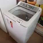 LOTE 118 - 01 MÁQUINA DE LAVAR ROUPAS PANASONIC 16KG 220VOLTS.  (NO ESTADO) ATENÇÃO! FAZER A VISITAÇÃO ANTES DE ARREMATAR, NÃO SABEMOS SE FUNCIONA. LEILÃO NÃO TEM GARANTIA E NEM DEVOLUÇÃO, SUJEITO A POSSÍVEIS AVARIAS VISÍVEIS/OCULTAS E/OU AUSÊNCIA DE COMPONENTES.