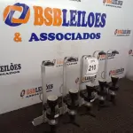 LOTE 210 - 05 DOSADORES DE BEBIDAS. (NO ESTADO) ATENÇÃO! FAZER A VISITAÇÃO ANTES DE ARREMATAR, NÃO SABEMOS SE FUNCIONA. LEILÃO NÃO TEM GARANTIA E NEM DEVOLUÇÃO, SUJEITO A POSSÍVEIS AVARIAS VISÍVEIS/OCULTAS E/OU AUSÊNCIA DE COMPONENTES.