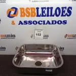LOTE 152 - 01 CUBA EM AÇO INOX MARCA FABRINOX 400X340X140MM(NOVO). (NO ESTADO) ATENÇÃO! FAZER A VISITAÇÃO ANTES DE ARREMATAR, NÃO SABEMOS SE FUNCIONA. LEILÃO NÃO TEM GARANTIA E NEM DEVOLUÇÃO, SUJEITO A POSSÍVEIS AVARIAS VISÍVEIS/OCULTAS E/OU AUSÊNCIA DE COMPONENTES.