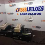 LOTE 151 - 02 RELÓGIOS DE PONTO TELEMÁTICA CODIN.  (NO ESTADO) ATENÇÃO! FAZER A VISITAÇÃO ANTES DE ARREMATAR, NÃO SABEMOS SE FUNCIONA. LEILÃO NÃO TEM GARANTIA E NEM DEVOLUÇÃO, SUJEITO A POSSÍVEIS AVARIAS VISÍVEIS/OCULTAS E/OU AUSÊNCIA DE COMPONENTES.