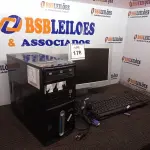 LOTE 178 - 01 COMPUTADOR COMPLETO COM 160GB DE HD, 4GB DE RAM E MONITOR DE 15 POLEGADAS. (ACOMPANHA MOUSE, TECLADOS E CABOS) (NO ESTADO) ATENÇÃO! FAZER A VISITAÇÃO ANTES DE ARREMATAR, NÃO SABEMOS SE FUNCIONA. LEILÃO NÃO TEM GARANTIA E NEM DEVOLUÇÃO, SUJEITO A POSSÍVEIS AVARIAS VISÍVEIS/OCULTAS E/OU AUSÊNCIA DE COMPONENTES.
