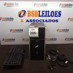 LOTE 205 - 01 COMPUTADOR COMPLETO COM 320GB DE HD, 4GB DE RAM E MONITOR DE 16’’ POLEGADAS. (ACOMPANHA MOUSE, TECLADOS E CABOS) (NO ESTADO) ATENÇÃO! FAZER A VISITAÇÃO ANTES DE ARREMATAR, NÃO SABEMOS SE FUNCIONA. LEILÃO NÃO TEM GARANTIA E NEM DEVOLUÇÃO, SUJEITO A POSSÍVEIS AVARIAS VISÍVEIS/OCULTAS E/OU AUSÊNCIA DE COMPONENTES.