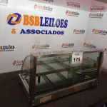 LOTE 175 - 01 ESTUFA PARA SALGADOS COM 08 BANDEJAS. (NO ESTADO) ATENÇÃO! FAZER A VISITAÇÃO ANTES DE ARREMATAR, NÃO SABEMOS SE FUNCIONA. LEILÃO NÃO TEM GARANTIA E NEM DEVOLUÇÃO, SUJEITO A POSSÍVEIS AVARIAS VISÍVEIS/OCULTAS E/OU AUSÊNCIA DE COMPONENTES.