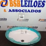 LOTE 190 - 01 CUBA DE EMBUTIR OVAL MARCA DECA. (NOVO) (NO ESTADO) ATENÇÃO! FAZER A VISITAÇÃO ANTES DE ARREMATAR, NÃO SABEMOS SE FUNCIONA. LEILÃO NÃO TEM GARANTIA E NEM DEVOLUÇÃO, SUJEITO A POSSÍVEIS AVARIAS VISÍVEIS/OCULTAS E/OU AUSÊNCIA DE COMPONENTES.