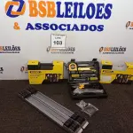 LOTE 103 - 02 KITS DE FERRAMENTAS E 01 SUPORTE COM RODINHAS. (NO ESTADO) ATENÇÃO! FAZER A VISITAÇÃO ANTES DE ARREMATAR, NÃO SABEMOS SE FUNCIONA. LEILÃO NÃO TEM GARANTIA E NEM DEVOLUÇÃO, SUJEITO A POSSÍVEIS AVARIAS VISÍVEIS/OCULTAS E/OU AUSÊNCIA DE COMPONENTES.