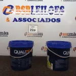 LOTE 226 - 02 BALDES TINTA QUALITEX 3,6L NA COR AREIA. (NO ESTADO) ATENÇÃO! FAZER A VISITAÇÃO ANTES DE ARREMATAR, NÃO SABEMOS SE FUNCIONA. LEILÃO NÃO TEM GARANTIA E NEM DEVOLUÇÃO, SUJEITO A POSSÍVEIS AVARIAS VISÍVEIS/OCULTAS E/OU AUSÊNCIA DE COMPONENTES.