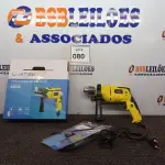 LOTE 080 - 01 FURADEIRA DE IMPACTO COM MARTELETE. (NO ESTADO) ATENÇÃO! FAZER A VISITAÇÃO ANTES DE ARREMATAR, NÃO SABEMOS SE FUNCIONA. LEILÃO NÃO TEM GARANTIA E NEM DEVOLUÇÃO, SUJEITO A POSSÍVEIS AVARIAS VISÍVEIS/OCULTAS E/OU AUSÊNCIA DE COMPONENTES.