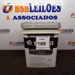 LOTE 189 - 01 BALDE DE TINTA SUVINIL INTERIORES ACRÍLICO FOSCO 18L NA COR FOSCO BRANCO. VENCIMENTO 10/2027 (NOVO) (NO ESTADO) ATENÇÃO! FAZER A VISITAÇÃO ANTES DE ARREMATAR, NÃO SABEMOS SE FUNCIONA. LEILÃO NÃO TEM GARANTIA E NEM DEVOLUÇÃO, SUJEITO A POSSÍVEIS AVARIAS VISÍVEIS/OCULTAS E/OU AUSÊNCIA DE COMPONENTES.