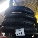 LOTE 234 - 04 PNEUS DE MOTO USADOS, SENDO 02 90/90 AROS 21, 01 120/70 ARO 19 E 01 100/90 ARO 19. (NO ESTADO) ATENÇÃO! FAZER A VISITAÇÃO ANTES DE ARREMATAR, NÃO SABEMOS SE FUNCIONA. LEILÃO NÃO TEM GARANTIA E NEM DEVOLUÇÃO, SUJEITO A POSSÍVEIS AVARIAS VISÍVEIS/OCULTAS E/OU AUSÊNCIA DE COMPONENTES.