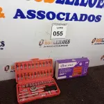 LOTE 055 - 01 CONJUNTO DE 46 PEÇAS DE MANGAS DE FERRAMENTAS. (NO ESTADO) ATENÇÃO! FAZER A VISITAÇÃO ANTES DE ARREMATAR, NÃO SABEMOS SE FUNCIONA. LEILÃO NÃO TEM GARANTIA E NEM DEVOLUÇÃO, SUJEITO A POSSÍVEIS AVARIAS VISÍVEIS/OCULTAS E/OU AUSÊNCIA DE COMPONENTES.