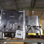LOTE 166 - 03 CAFETEIRAS EM INOX COM AVARIAS. (NO ESTADO) ATENÇÃO! FAZER A VISITAÇÃO ANTES DE ARREMATAR, NÃO SABEMOS SE FUNCIONA. LEILÃO NÃO TEM GARANTIA E NEM DEVOLUÇÃO, SUJEITO A POSSÍVEIS AVARIAS VISÍVEIS/OCULTAS E/OU AUSÊNCIA DE COMPONENTES.