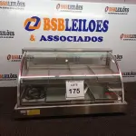LOTE 175 - 01 ESTUFA PARA SALGADOS COM 08 BANDEJAS. (NO ESTADO) ATENÇÃO! FAZER A VISITAÇÃO ANTES DE ARREMATAR, NÃO SABEMOS SE FUNCIONA. LEILÃO NÃO TEM GARANTIA E NEM DEVOLUÇÃO, SUJEITO A POSSÍVEIS AVARIAS VISÍVEIS/OCULTAS E/OU AUSÊNCIA DE COMPONENTES.