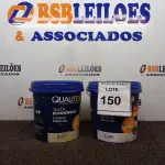 LOTE 150 - 02 BALDES TINTA QUALITEX 3,6L NA COR AREIA E VERMELHO GUARANÁ. (NO ESTADO) ATENÇÃO! FAZER A VISITAÇÃO ANTES DE ARREMATAR, NÃO SABEMOS SE FUNCIONA. LEILÃO NÃO TEM GARANTIA E NEM DEVOLUÇÃO, SUJEITO A POSSÍVEIS AVARIAS VISÍVEIS/OCULTAS E/OU AUSÊNCIA DE COMPONENTES.