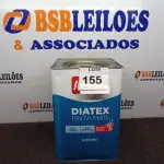 LOTE 155 - 01 LATA DE TINTA DIATEX IQUINE BASE P (NO ESTADO) ATENÇÃO! FAZER A VISITAÇÃO ANTES DE ARREMATAR, NÃO SABEMOS SE FUNCIONA. LEILÃO NÃO TEM GARANTIA E NEM DEVOLUÇÃO, SUJEITO A POSSÍVEIS AVARIAS VISÍVEIS/OCULTAS E/OU AUSÊNCIA DE COMPONENTES.