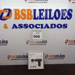 LOTE 098 - 01 MASSAGEADOR PORTÁTIL (NO ESTADO) ATENÇÃO! FAZER A VISITAÇÃO ANTES DE ARREMATAR, NÃO SABEMOS SE FUNCIONA. LEILÃO NÃO TEM GARANTIA E NEM DEVOLUÇÃO, SUJEITO A POSSÍVEIS AVARIAS VISÍVEIS/OCULTAS E/OU AUSÊNCIA DE COMPONENTES.