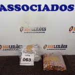 LOTE 063 - 100 CANETAS PARA BRINDE. (NO ESTADO) ATENÇÃO! FAZER A VISITAÇÃO ANTES DE ARREMATAR, NÃO SABEMOS SE FUNCIONA. LEILÃO NÃO TEM GARANTIA E NEM DEVOLUÇÃO, SUJEITO A POSSÍVEIS AVARIAS VISÍVEIS/OCULTAS E/OU AUSÊNCIA DE COMPONENTES.