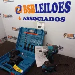 LOTE 108 - 01 CHAVE DE IMPACTO MARCA YQ COM MALETA E ACESSÓRIOS. (NO ESTADO) ATENÇÃO! FAZER A VISITAÇÃO ANTES DE ARREMATAR, NÃO SABEMOS SE FUNCIONA. LEILÃO NÃO TEM GARANTIA E NEM DEVOLUÇÃO, SUJEITO A POSSÍVEIS AVARIAS VISÍVEIS/OCULTAS E/OU AUSÊNCIA DE COMPONENTES.
