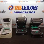 LOTE 214 - 03 IMPRESSORAS TÉRMICAS, SENDO 02 MARCAS TSC E 01 INTERMEC. (NO ESTADO) ATENÇÃO! FAZER A VISITAÇÃO ANTES DE ARREMATAR, NÃO SABEMOS SE FUNCIONA. LEILÃO NÃO TEM GARANTIA E NEM DEVOLUÇÃO, SUJEITO A POSSÍVEIS AVARIAS VISÍVEIS/OCULTAS E/OU AUSÊNCIA DE COMPONENTES.