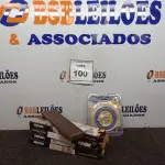LOTE 100 - 02 DISCOS DIAMANTADO CONTÍNUO E 04 MASSAS P/CALAFETAR MARCA VONDER. (NOVO) (NO ESTADO) ATENÇÃO! FAZER A VISITAÇÃO ANTES DE ARREMATAR, NÃO SABEMOS SE FUNCIONA. LEILÃO NÃO TEM GARANTIA E NEM DEVOLUÇÃO, SUJEITO A POSSÍVEIS AVARIAS VISÍVEIS/OCULTAS E/OU AUSÊNCIA DE COMPONENTES.