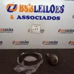 LOTE 117 - 01 COROA E 01 PINHÃO DO DIFERENCIAL DANA SUPER 44 41X113, 73 SPICER.  (NO ESTADO) ATENÇÃO! FAZER A VISITAÇÃO ANTES DE ARREMATAR, NÃO SABEMOS SE FUNCIONA. LEILÃO NÃO TEM GARANTIA E NEM DEVOLUÇÃO, SUJEITO A POSSÍVEIS AVARIAS VISÍVEIS/OCULTAS E/OU AUSÊNCIA DE COMPONENTES.