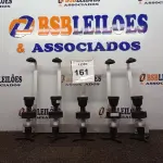 LOTE 161 - 05 DOSADORES DE BEBIDAS. (NO ESTADO) ATENÇÃO! FAZER A VISITAÇÃO ANTES DE ARREMATAR, NÃO SABEMOS SE FUNCIONA. LEILÃO NÃO TEM GARANTIA E NEM DEVOLUÇÃO, SUJEITO A POSSÍVEIS AVARIAS VISÍVEIS/OCULTAS E/OU AUSÊNCIA DE COMPONENTES.