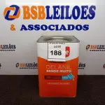 LOTE 188 - 01 LATA DE TINTA IQUINE DELANIL EXTERIOR E INTERIOR BASE P FOSCO 18 L. (NO ESTADO) ATENÇÃO! FAZER A VISITAÇÃO ANTES DE ARREMATAR, NÃO SABEMOS SE FUNCIONA. LEILÃO NÃO TEM GARANTIA E NEM DEVOLUÇÃO, SUJEITO A POSSÍVEIS AVARIAS VISÍVEIS/OCULTAS E/OU AUSÊNCIA DE COMPONENTES.
