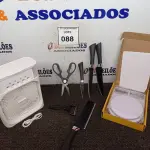 LOTE 088 - 01 VENTILADOR PORTÁTIL, 01 BALANÇA DE PRECISÃO E 01 JOGO DE FACA.  (NO ESTADO) ATENÇÃO! FAZER A VISITAÇÃO ANTES DE ARREMATAR, NÃO SABEMOS SE FUNCIONA. LEILÃO NÃO TEM GARANTIA E NEM DEVOLUÇÃO, SUJEITO A POSSÍVEIS AVARIAS VISÍVEIS/OCULTAS E/OU AUSÊNCIA DE COMPONENTES.
