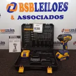 LOTE 038 - 01 CHAVE DE IMPACTO WETOKE COM 02 BATERIA E ACESSÓRIOS E MALETA. (NO ESTADO) ATENÇÃO! FAZER A VISITAÇÃO ANTES DE ARREMATAR, NÃO SABEMOS SE FUNCIONA. LEILÃO NÃO TEM GARANTIA E NEM DEVOLUÇÃO, SUJEITO A POSSÍVEIS AVARIAS VISÍVEIS/OCULTAS E/OU AUSÊNCIA DE COMPONENTES.