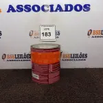 LOTE 183 - 01 LATA DE TINTA ESMALTE PARA MADEIRAS E METAIS INTERIOR\EXTERIOR 3,6L BRIL COLORADO MARCA SUVINIL. (NOVO) (NO ESTADO) ATENÇÃO! FAZER A VISITAÇÃO ANTES DE ARREMATAR, NÃO SABEMOS SE FUNCIONA. LEILÃO NÃO TEM GARANTIA E NEM DEVOLUÇÃO, SUJEITO A POSSÍVEIS AVARIAS VISÍVEIS/OCULTAS E/OU AUSÊNCIA DE COMPONENTES.